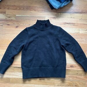 J Crew Oversized Black Sweater